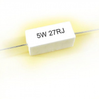 R-5W-27R 5% SQP - резистор 5 Вт / 27 Ом