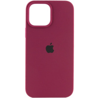 Чохол Silicone Case Full Protective (AA) для Apple iPhone 15 Pro Max (6.7«), Бордовий / Maroon - купити в SmartEra.ua