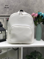 Білий — Lady Bags — великий місткий рюкзак — формат А4 — школа, інститут (0311)