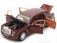 Машинка металлическая Автопром 7687 Rolls-Royce, масштаб 1:24 бордовый