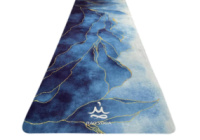 Килимок для йоги замшевий Sitara Midnight Marble RAO 183×68×0.3 см