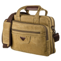 Сумка текстильна для ноутбука на два відділення 720181 Хакі