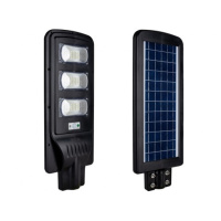 Уличный фонарь Vargo с солнечной батареей на столб 3VPP, 1 режим, корпус- прочный пластик, 120W, 6500K, 5400Lm, ip66, встроенный аккум, Black, Box