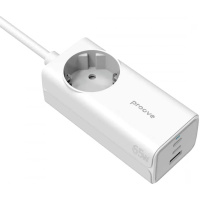 Фільтр живлення Proove Power Strip PD-02 65W (2 Type-C + 1USB) White (PSP165210001)