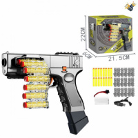 Дитячий іграшковий пістолет Глок з м'якими кулями, акумулятор