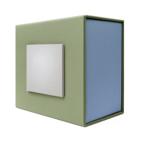Подарункова картонна коробочка для годинника Boxes зелено-блакитна (1000-0383)