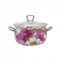 Кастрюля эмалированная  3,1 л «Пион» 2545