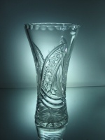 Хрустальная ваза для цветов BORISOV h 250 мм.