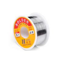 Припой для пайки ПОС 63, 2.0мм с флюсом, катушка 100г JINHU