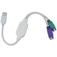 Перехідник USB AM / 2 * PS2, OEM Q25