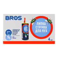 Липкая лента от насекомых Bros От мух 4 шт. (5904517061316)