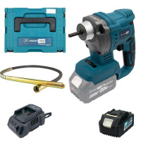 Вібратор глибинний акумуляторний PROFI-TEC DVR1500BL (1акум.20В 4Аг/зарядний/кейс/булава 1.5м)