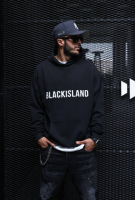 Худі чорне з ДТП (оверсайз) | 66-496