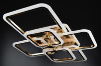 Люстра потолочная LED с пультом A2503/2+2+2-rgb-gd Золото 12х59х80 см.