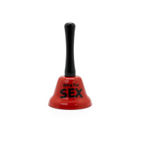 Дзвінок для пар Ring for SEX з ручкою для непристойних ігор Червоний