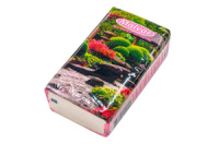 Носова хустка Malvar паперова 3-х шарова «ЯПОНСЬКИЙ САД» (10шт) (5160165)