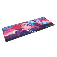 Коврик 300*800 тканевой Мульт Rick and Morty с боковой прошивкой, толщина 3 мм, цвет Mix color, Пакет