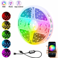 Светодиодная лента 5050 MEIQ-IT RGB strip light 5м светодиодная полоса Bluetooth (світлодіодна лента)