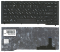 Клавіатура для ноутбука Fujitsu LifeBook (LH532, LH522) Black, (Black Frame) RU