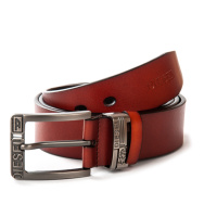 PODIUM Ремень Мужской кожа DS-005 light-brown