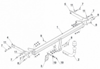 Тягово-зчіпний пристрій Ford Focus IV (hatchback) (викл. ST) (2018-...)