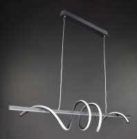 Люстра потолочная LED H24L-1000-bk Черный 30-110х20х100 см.