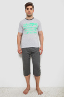 Піжама чоловіча, колір світло-сірий, 243R6208