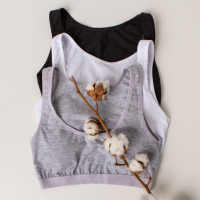 Жіночий бавовняний топік на широкій  бретельці