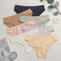 Жіночі трусики Nicoletta Туреччина, тижні в рубчик, розміри M, L, XL     7 шт