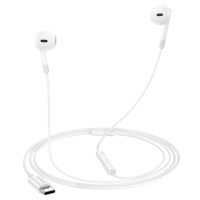 Наушники проводные HOCO M109, разъем Type-C, 1.2m, White, Box