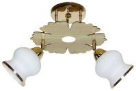 Классическая Люстра SVLIGHT двухламповая поворотная 5018/2 золото