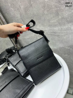 АКЦІЯ! Два відділення - стильна, чоловіча сумка з додатковими кишенями - 18х22 см (1805-1)