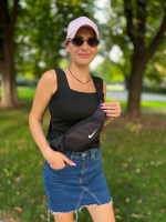 N - два відділення на блискавці - стильна та практична спортивна бананка, унісекс (5152)