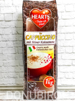 CAPPUCCINO mit feiner Kakaonote HEARTS 1кг.