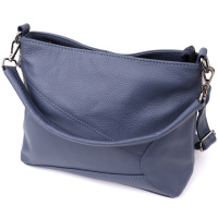 Женская сумка на два отделения из натуральной кожи Vintage 23016 Синий