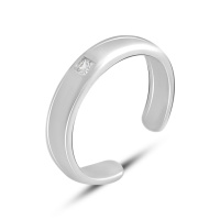 Серебряное кольцо CatalogSilver с фианитами, вес изделия 2,9 гр (2138570) 15.5 размер