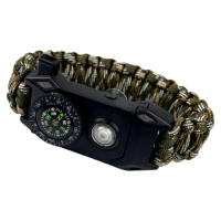 Ремінець Modfit паракордовий з компасом та ліхтариком Camo Green (1051-1329) для смарт-годинників