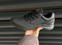 Демісезонні шкіряні кросівки Jordan колір чорний