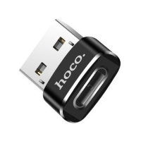 Адаптер Hoco UA6 USB to Type-C Black (Код товара:13074)