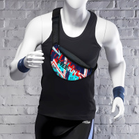 Сумка-бананка чоловіча/жіноча Sport 32×16 см з розширювачем поясна сумка або сумка через плече (3730)