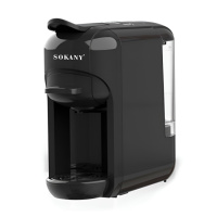 Кавоварка капсульна Sokany SK-516 з адаптером для капсул 600 мл, чорний