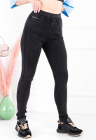 Жіночі темно-сірі брюки-скінні