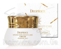Омолоджувальний крем для обличчя з протеїнами павутини павуків Deoproce Spider Web Multi-Care Cream