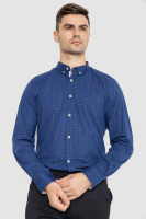 Сорочка чоловіча повсякденна, колір синій, 247R406