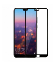 Загартоване скло на Huawei P20 / Повне покриття / Чорна рамка - купити в SmartEra.ua