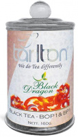 Чай Тарлтон Черный Дракон Tarlton Black Dragon 160 г стеклянная банка
