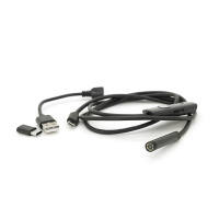2  in 1  MicroUSB/PC HD эндоскоп, мини камера 7.0 mm, мягкий провод, 1м