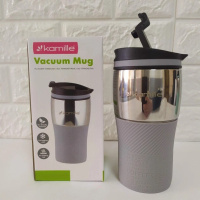 Термокружка Kamille KM-2154-Grey 260 мл серая