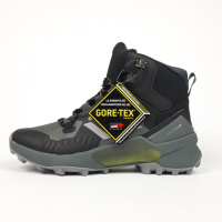 Adidas TERREX SWIFT R3 GTX High високі сірі білі смужки