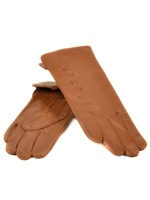 PODIUM Перчатка Женская кожа (Ш) F23 мод6 т.беж st21 Распродажа